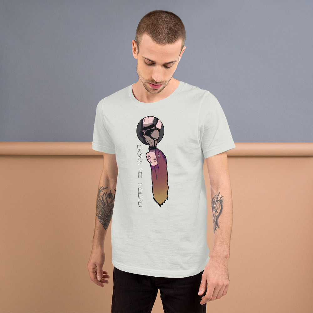 Hang In There (Black Outline) | Unisex t-shirt | Premium