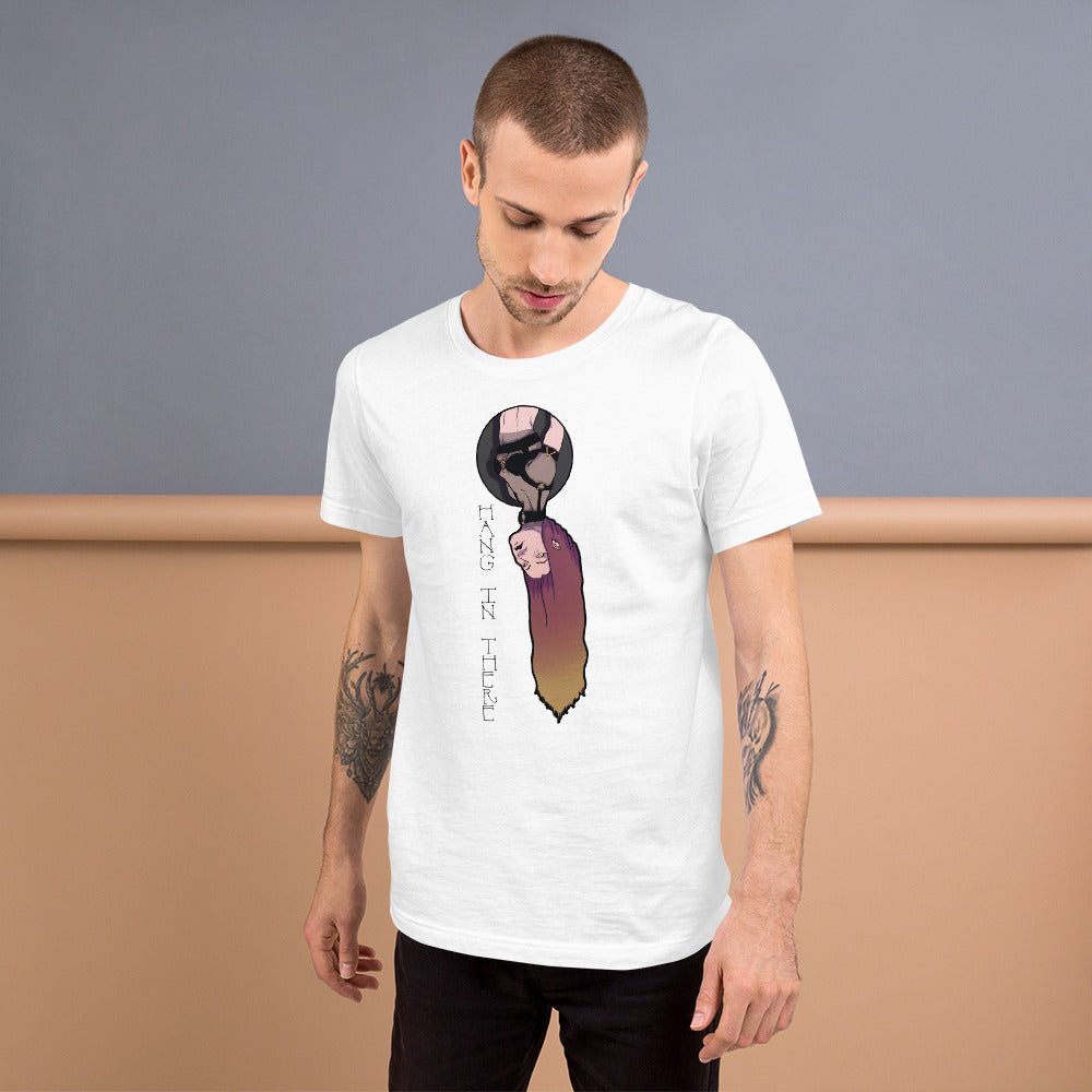 Hang In There (Black Outline) | Unisex t-shirt | Premium